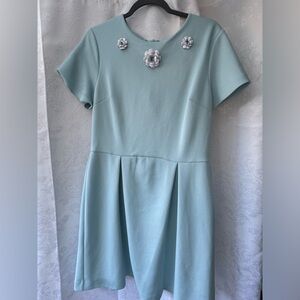 Betsey Johnson Blue Embellished dress